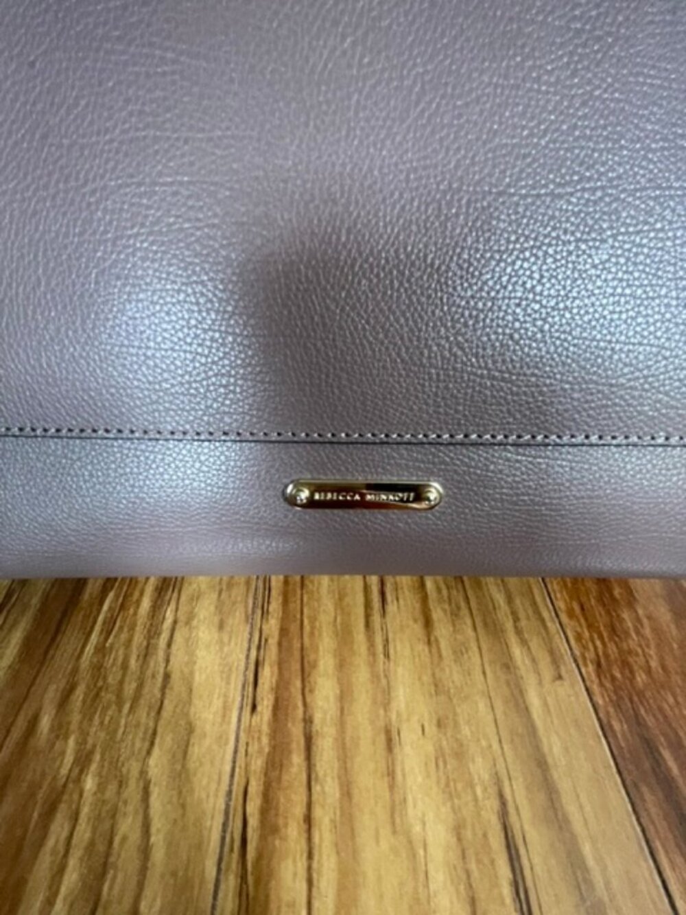 The Rebecca Minkoff Women's Stella Leather Tote Bag in Brown is a stylish and sp - Picture 4 of 12